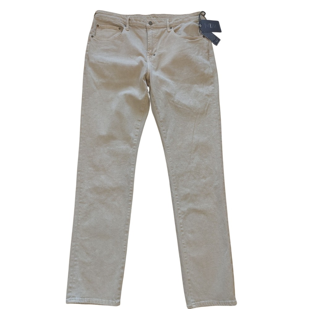 PRPS Goods & Co‎ Le Sabre Slim Straight Fit Jeans Tan Khaki Mens 38 NWT